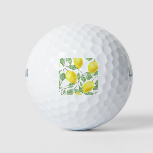 Balles De Golf Jolies citrons (Devant)