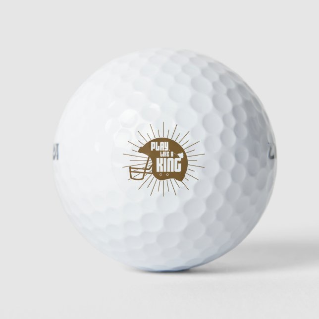 Balles De Golf Jouer comme roi (Devant)