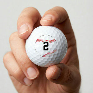 Balles De Golf Joueur de baseball Maillot personnalisé Numéro/Let