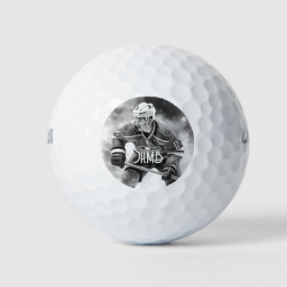 Balles De Golf Joueur de hockey avec monogramme Sport