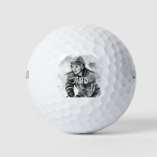 Balles De Golf Joueuse de hockey sur gazon féminine Monogram Spor