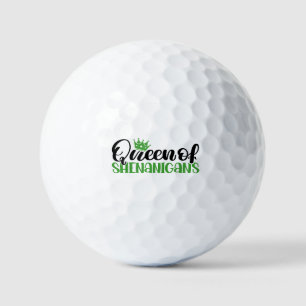 Balles De Golf Jour de la Saint Patrick drôle Reine irlandaise de
