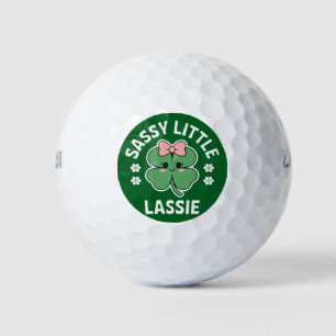 Balles De Golf Jour de la Saint Patrick Sassy Petite Lassie Enfan
