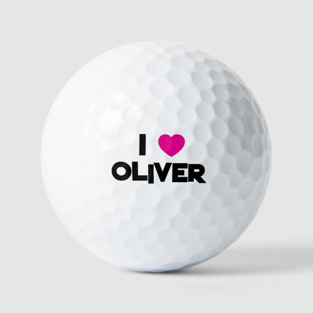 Balles De Golf Jour de la Saint Valentin (Recto)
