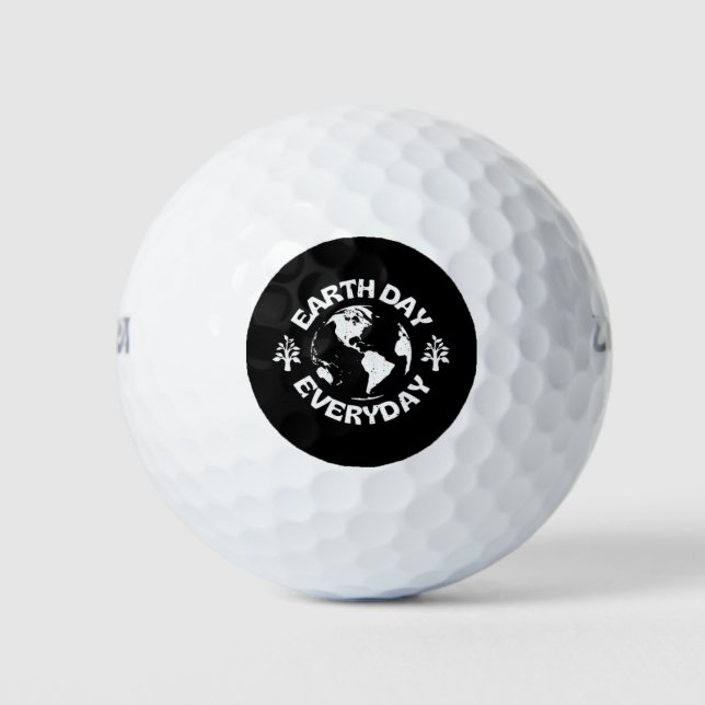 Balles De Golf Jour des terres tous les jours (Devant)
