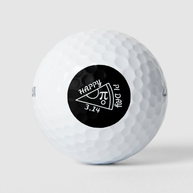 Balles De Golf Jour Pi Joyeux Jour Pi (Devant)
