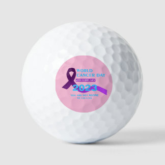 Balles De Golf Journée mondiale cool contre le cancer | Vous n'êt