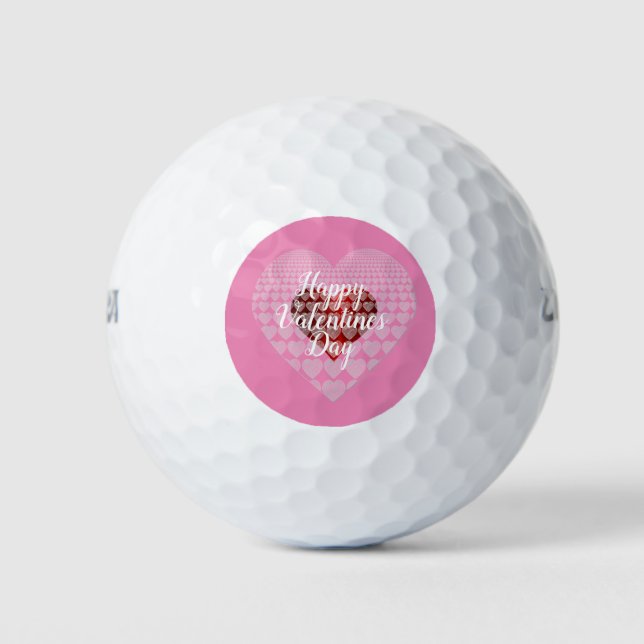 Balles De Golf Joyeuse Saint-Valentin (Devant)