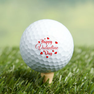 Balles De Golf Joyeuse Saint-Valentin