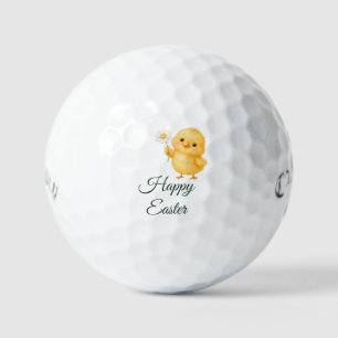 Balles De Golf Joyeuses Pâques de golf avec Poule