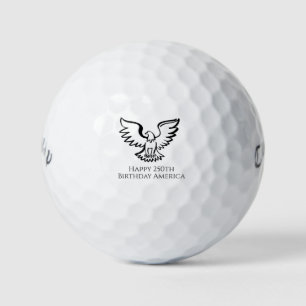 Balles De Golf Joyeux 250e Anniversaire Amérique Aigle américain
