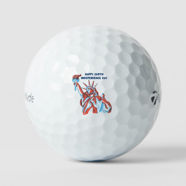 Balles De Golf Joyeux 250e anniversaire de l'Indépendance 1776-20 (Recto)