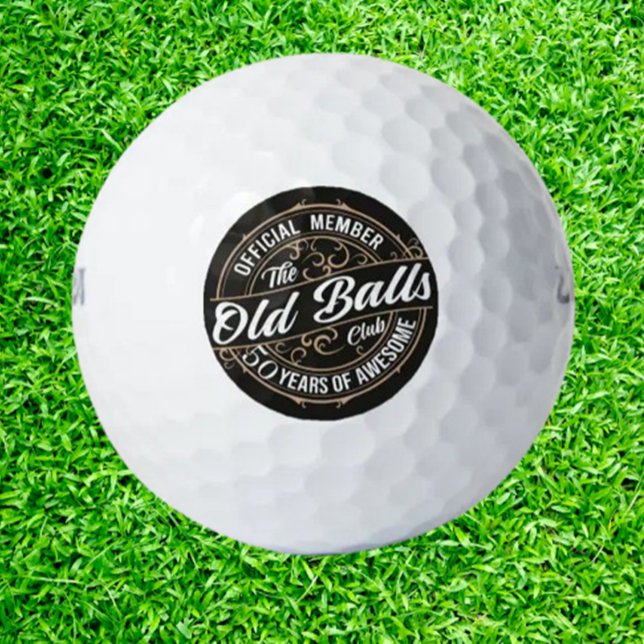 Balles De Golf Joyeux 50e anniversaire, Papa  ( Happy Birthday! You’re not 50, you’re 18 with 32 years of experience.)
