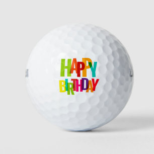 Balles De Golf Joyeux anniversaire