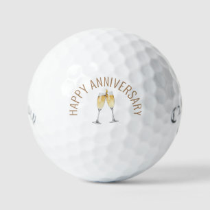 Balles De Golf Joyeux anniversaire Champagne Toast Callaway