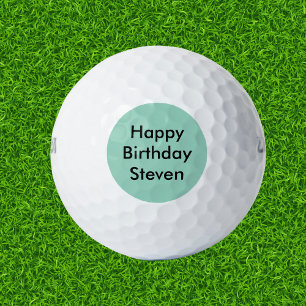 Balles De Golf Joyeux Anniversaire Nom personnalisé