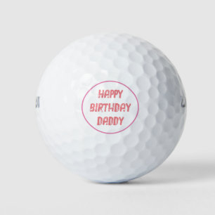 Balles De Golf Joyeux anniversaire papa valence heure de jour per