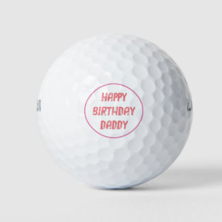 Balles De Golf Joyeux anniversaire papa valence heure de jour per