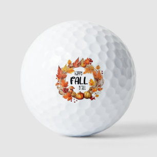 Balles De Golf Joyeux automne Y'all