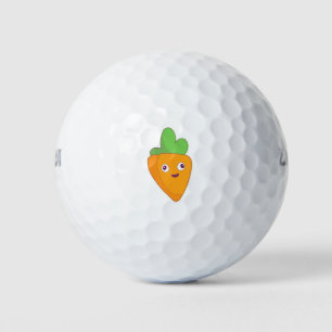 Balles De Golf Joyeux 🥕 de la face supérieure de la carotte