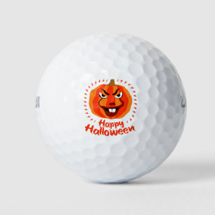 Balles De Golf Joyeux Halloween 🎃 drôle Effrayant Éffrayant Citr