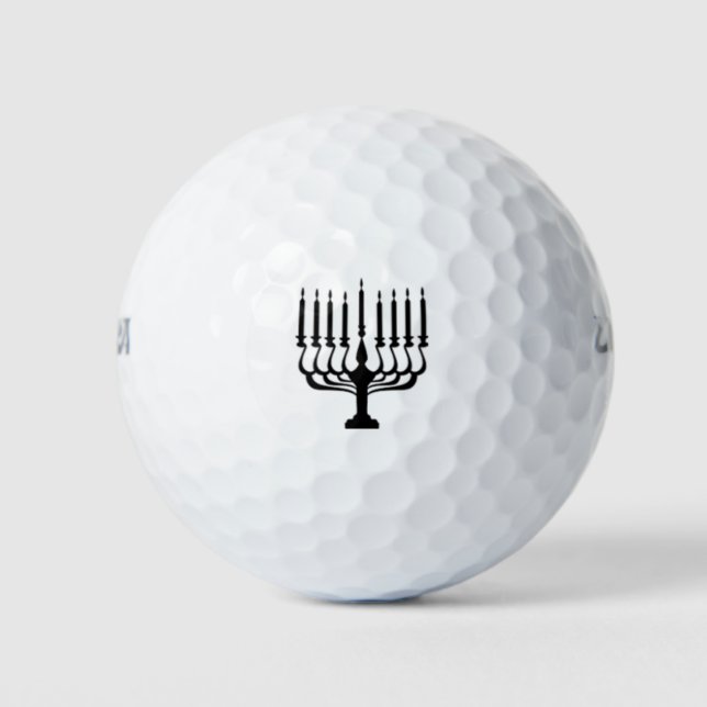 Balles De Golf Joyeux Hanukkah (Devant)