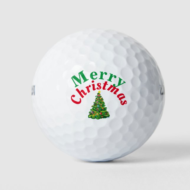 Balles De Golf Joyeux Noël (Devant)
