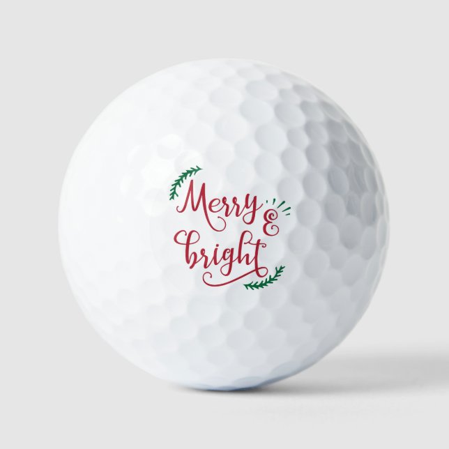 Balles De Golf Joyeux Noël (Recto)
