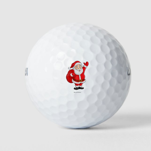 Balles De Golf Joyeux Noël (Devant)