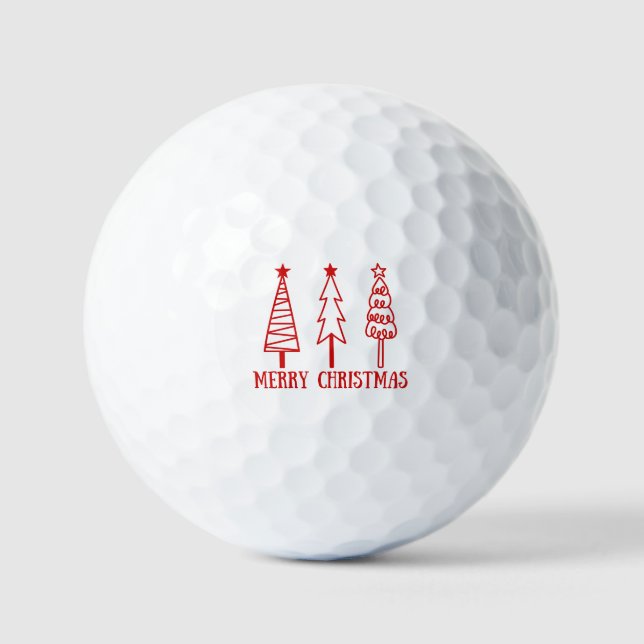 Balles De Golf Joyeux Noël (Recto)