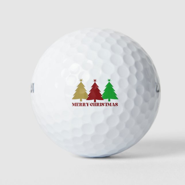 Balles De Golf Joyeux Noël (Devant)