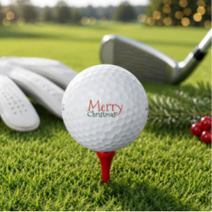 Balles De Golf Joyeux Noël au golfeur