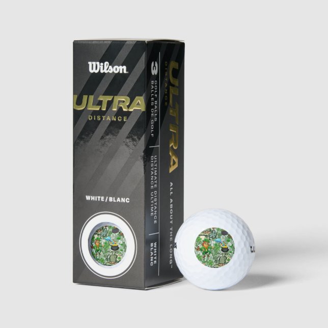 Balles De Golf Joyeux St. Patrick's Day Golf Ball (Emballage)