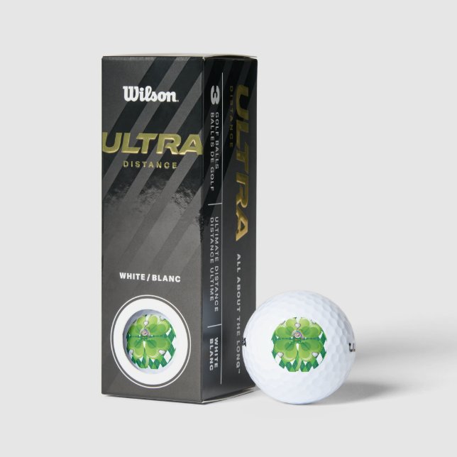 Balles De Golf Joyeux St. Patrick's Day Golf Ball (Emballage)