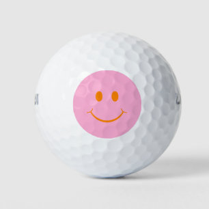 Balles De Golf Joyeux visage