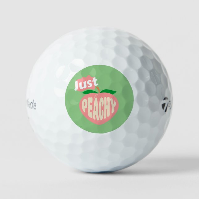 Balles De Golf Just Peachy Taylor Made TP5 (Recto)