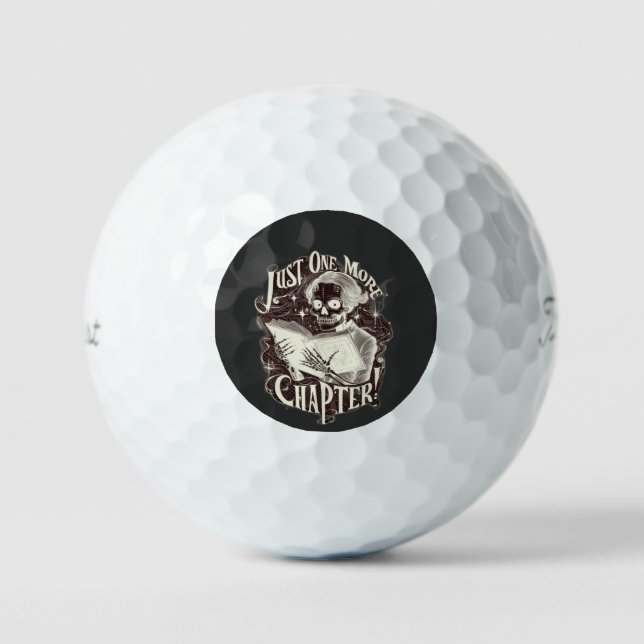 Balles De Golf Juste un autre chapitre Skeleton Reader amusant (Recto)