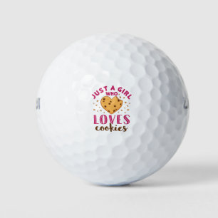 Balles De Golf Juste une fille qui aime les cookies