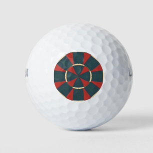 Balles De Golf Kaléidoscope mandalaïque