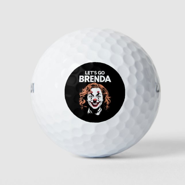 Balles De Golf Kamala Clown Go Go Brenda (Devant)
