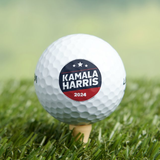 Balles De Golf Kamala Harris 2024 Pour Les Élections Rétro Du Pré (T-shirt Insitu)
