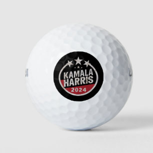 Balles De Golf Kamala Harris 2024 Pour Les Élections Rétro Du Pré