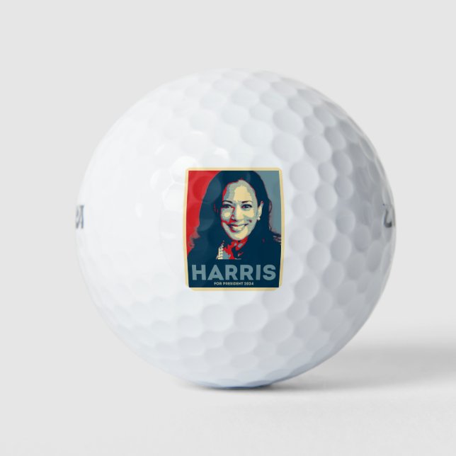 Balles De Golf Kamala Harris pour le président 2024 - Hope (Devant)