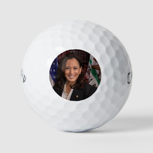 Balles De Golf Kamala Harris Vice-président américain, Biden 2024 (Devant)