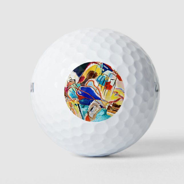 Balles De Golf Kandinsky - Improvisation no 30, (Devant)