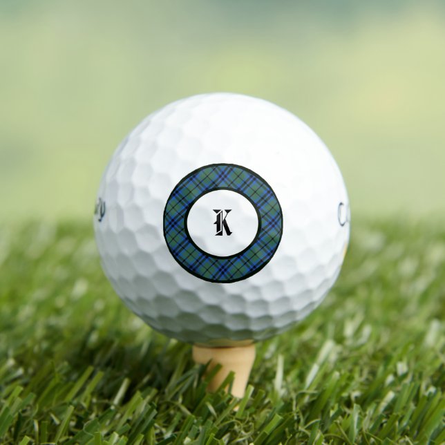 Balles De Golf Keith Tartan Clan Plaid Golf Balls (T-shirt Insitu)