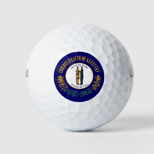 BALLES DE GOLF KENTUCKY FLAG (Devant)