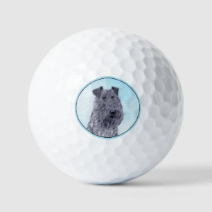 Balles De Golf Kerry Blue Terrier peinture mignonne Chien d'origi
