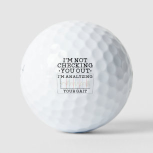 Balles De Golf Kinésithérapeute Gag Ne vous reluque pas Gag