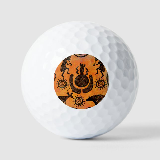 BALLES DE GOLF KOKOPELLI  (Recto)